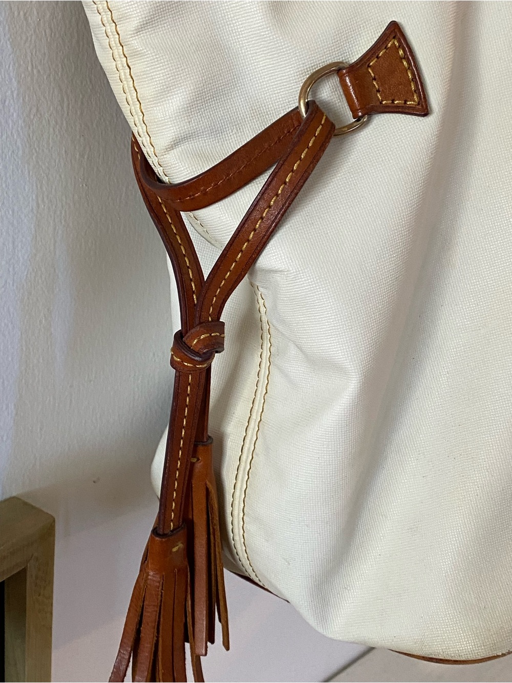 Dooney & Bourke Nylon Tote in Cream🌺 - Picture 5 of 15